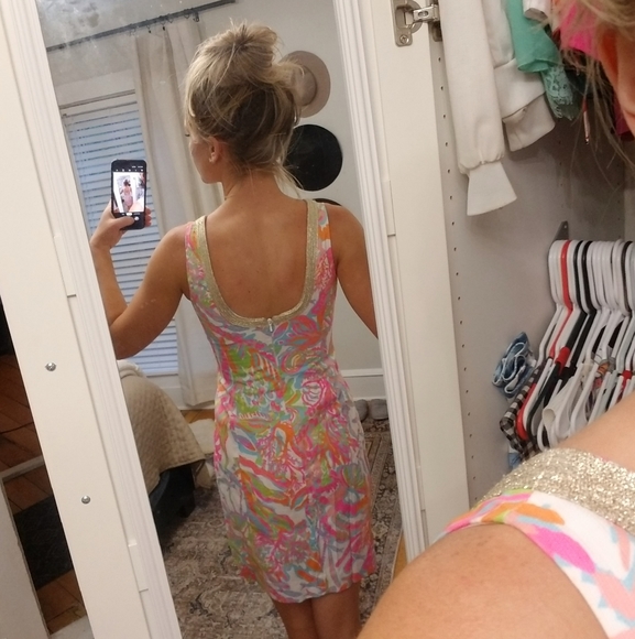 Lilly Pulitzer Janice Shift Dress 00 - Picture 7 of 7